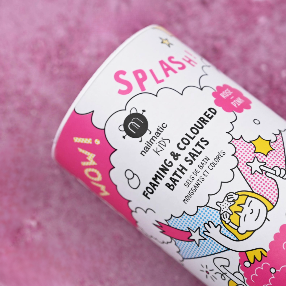 Sels de bain colorés - Rose