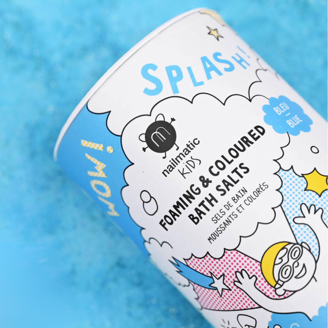Sels de bain colorés - Bleu