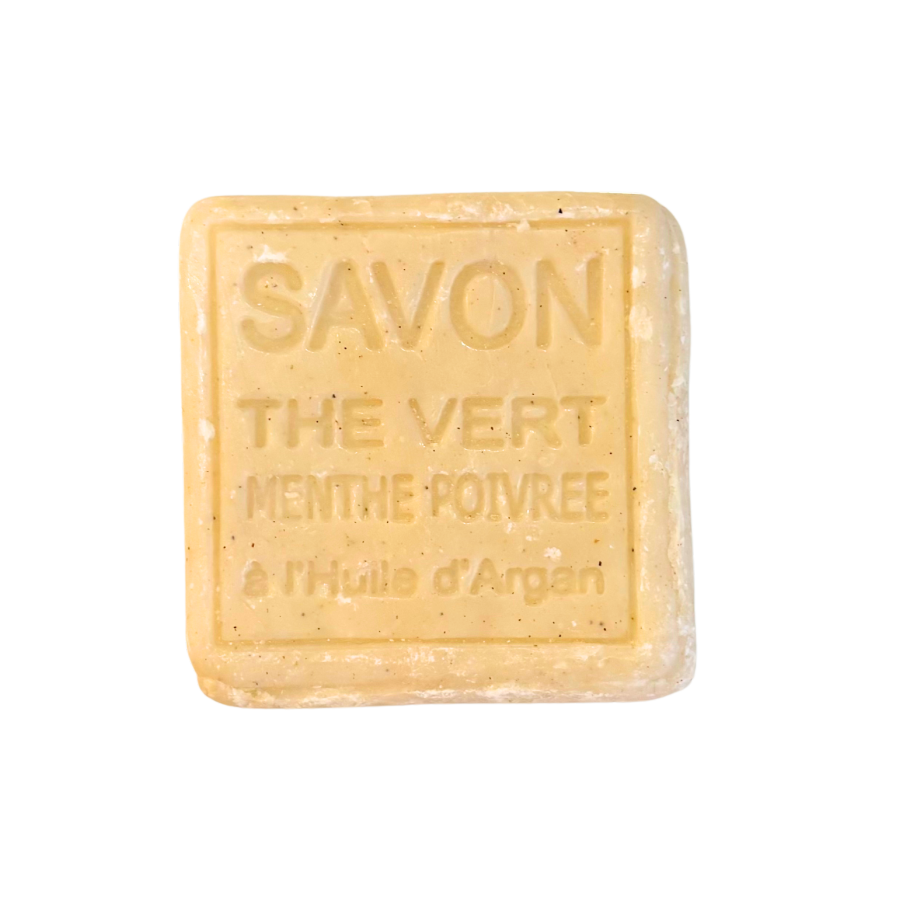 Savon en cube exfoliant - Thé vert/ Menthe poivrée (260gr)
