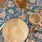 Nappe imprimé au block-print - Versailles