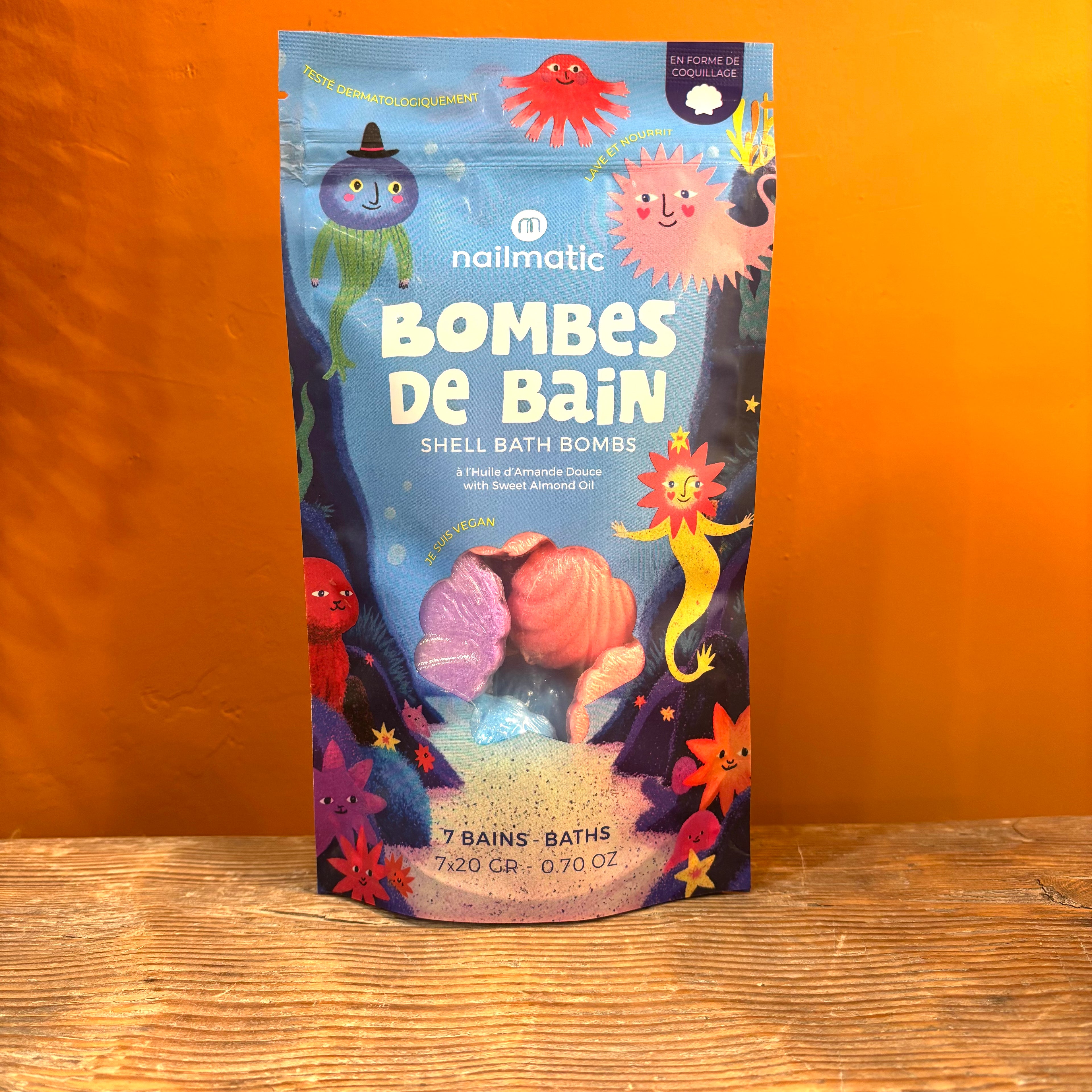 Bombe de bain "coquillages"