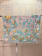 Carré 65 Inoui - Octopus turquoise