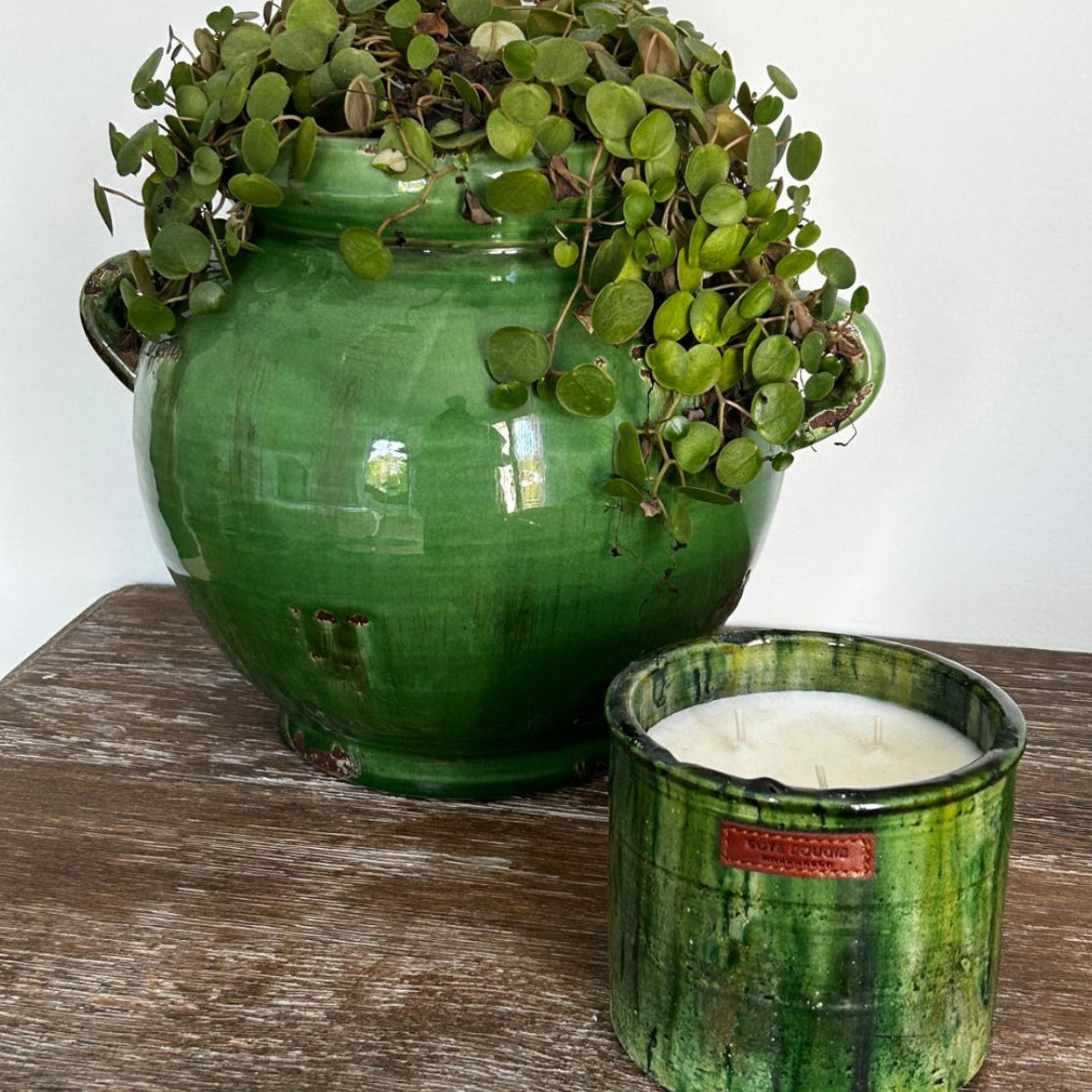 Bougie Tamegroute Menthe & Thé - Taille M