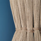 Jute wall sconce