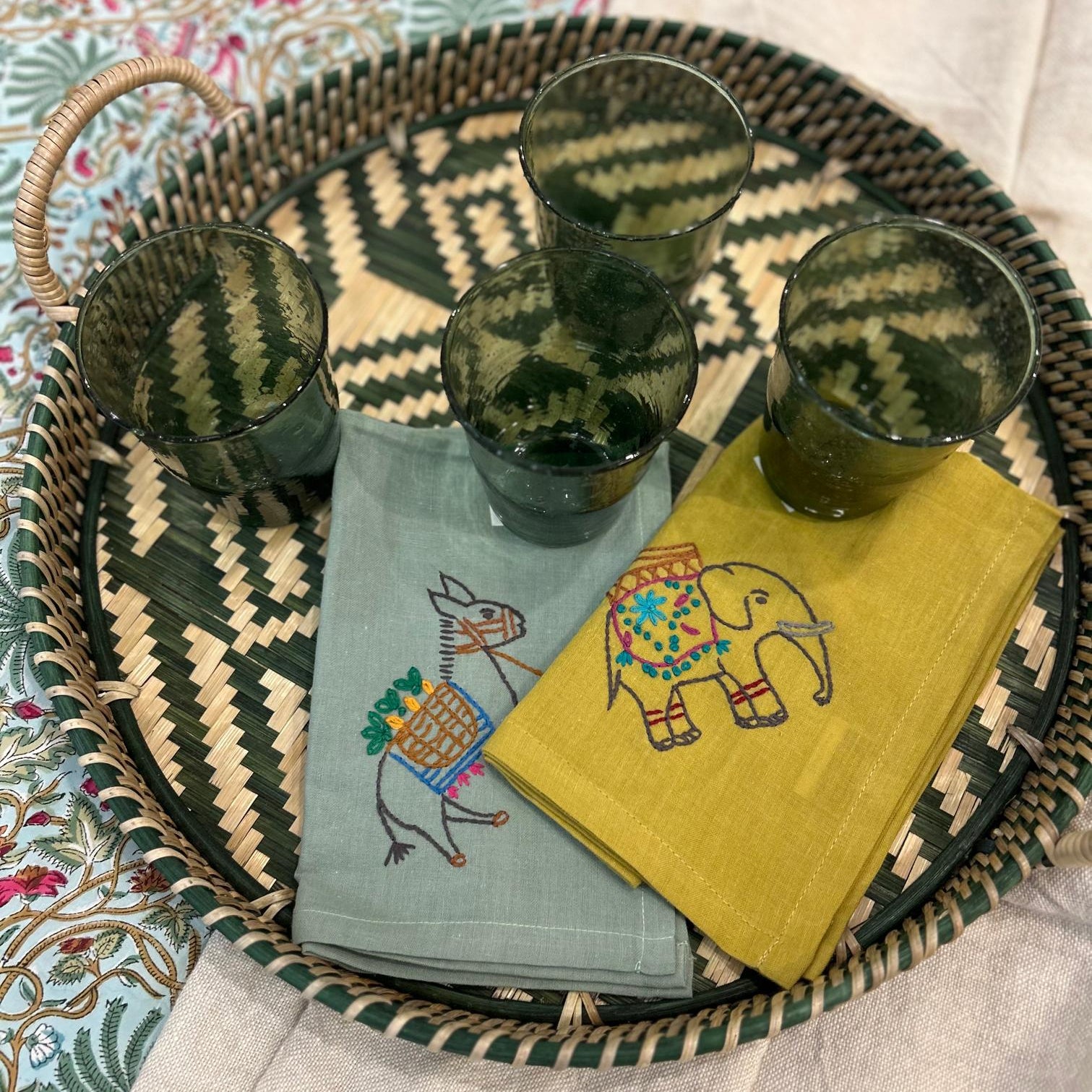 Plateau en bambou Yata