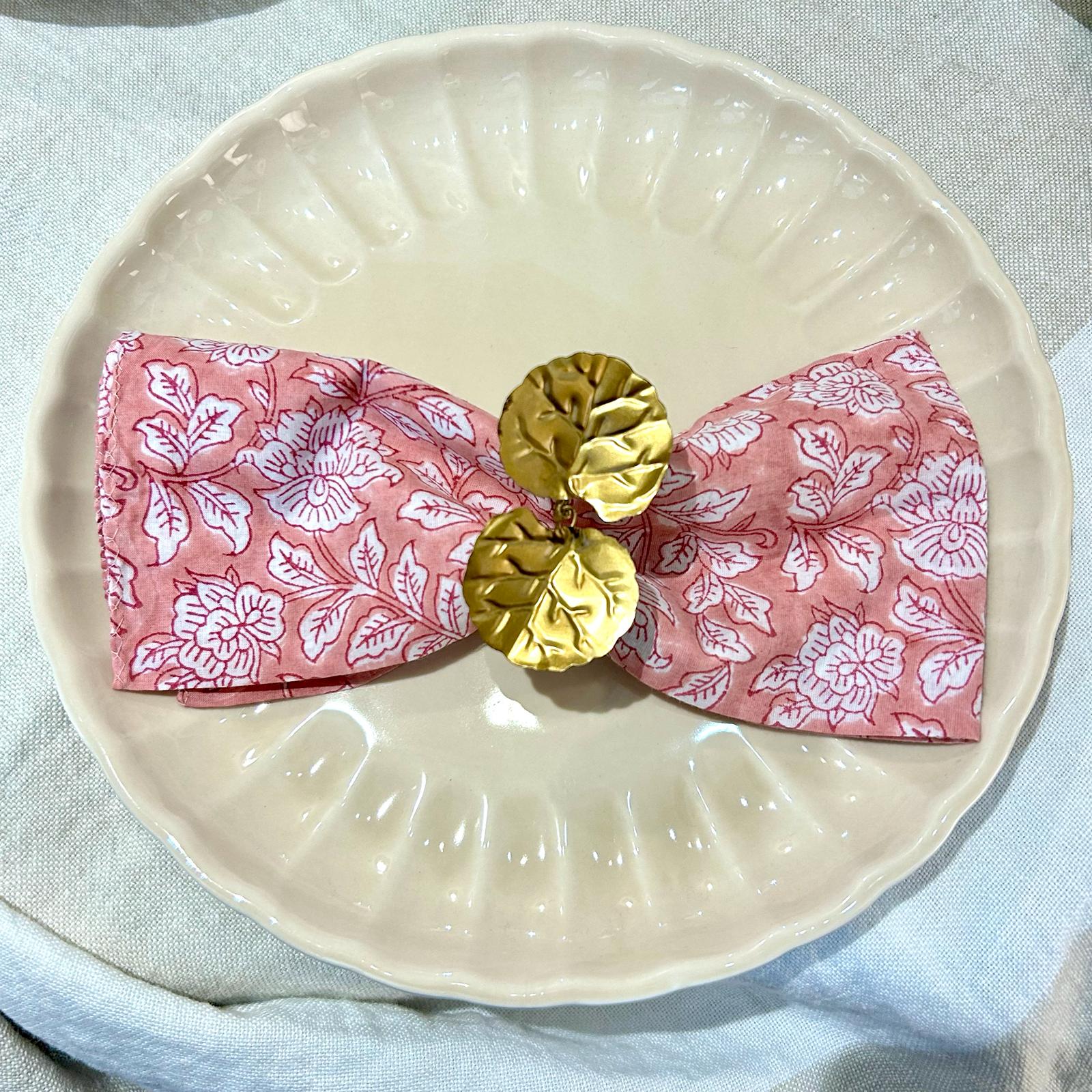 Rond de serviette - Feuille