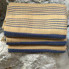 Fouta en coton bio - Bleu de chine