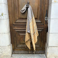 Fouta en coton bio - Gris