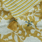 Édredon imprimé fleuri