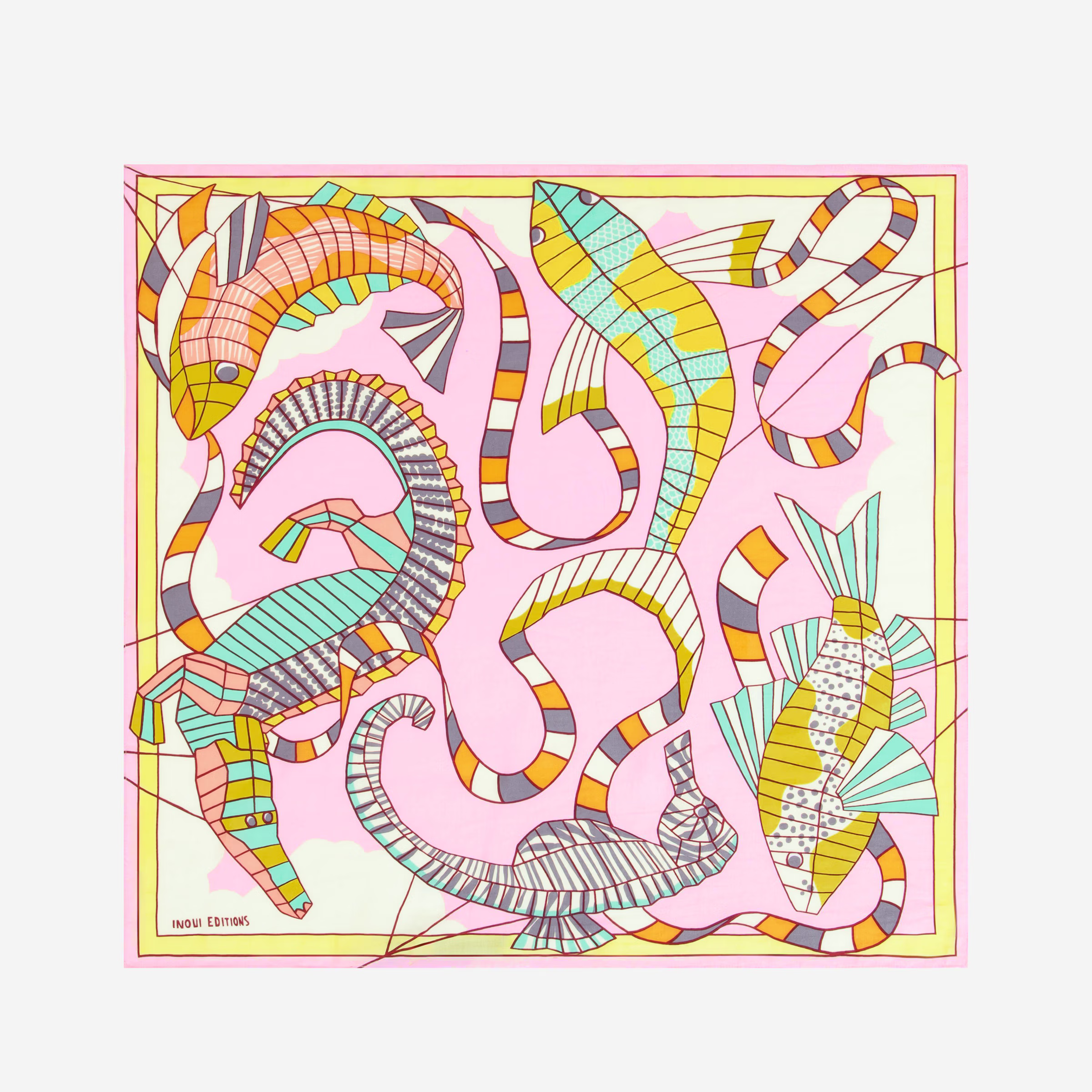 Carré 65 Inoui  - Cerfs Volant Rose