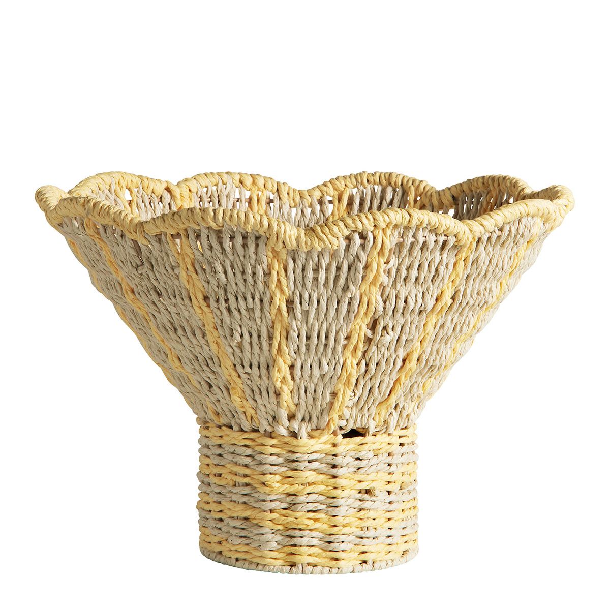 Coupe décorative en corde de papier L