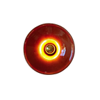 Grande applique en céramique émailée - Terre brulée