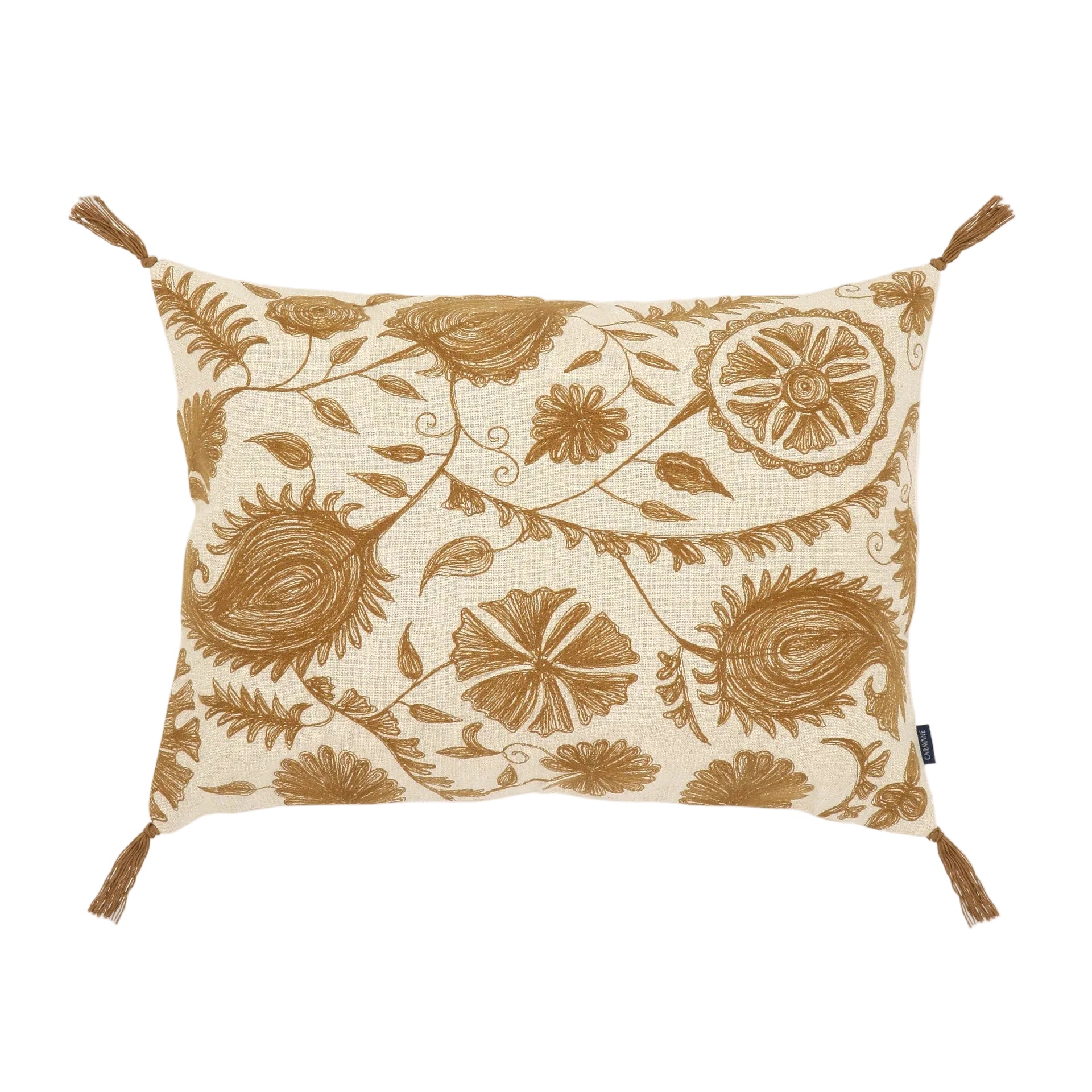 Coussin Suzani Cannelle